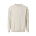 Plain Knitted Crewneck - Buttercream