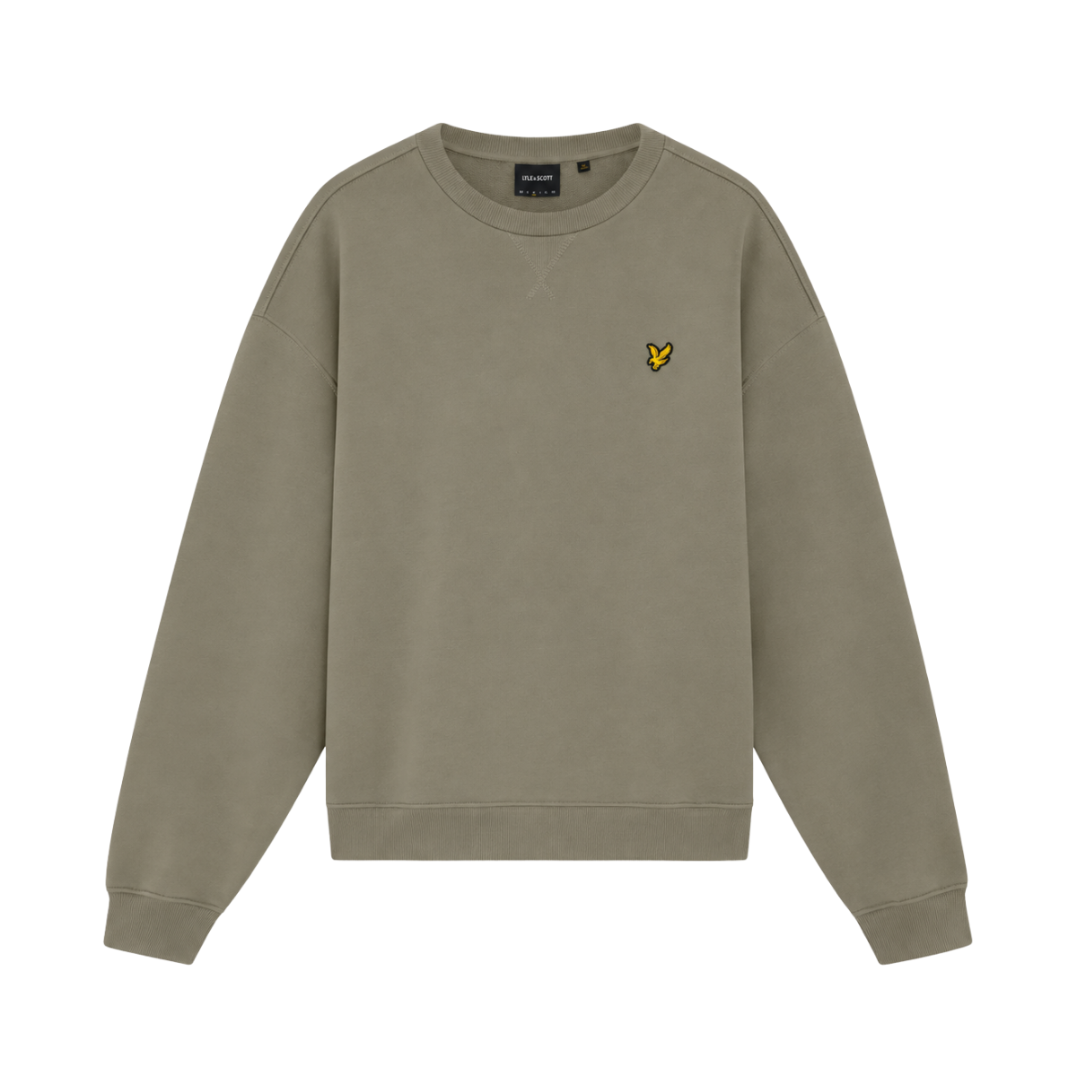 Heavyweight Loopback Crewneck - Khaki Smoke