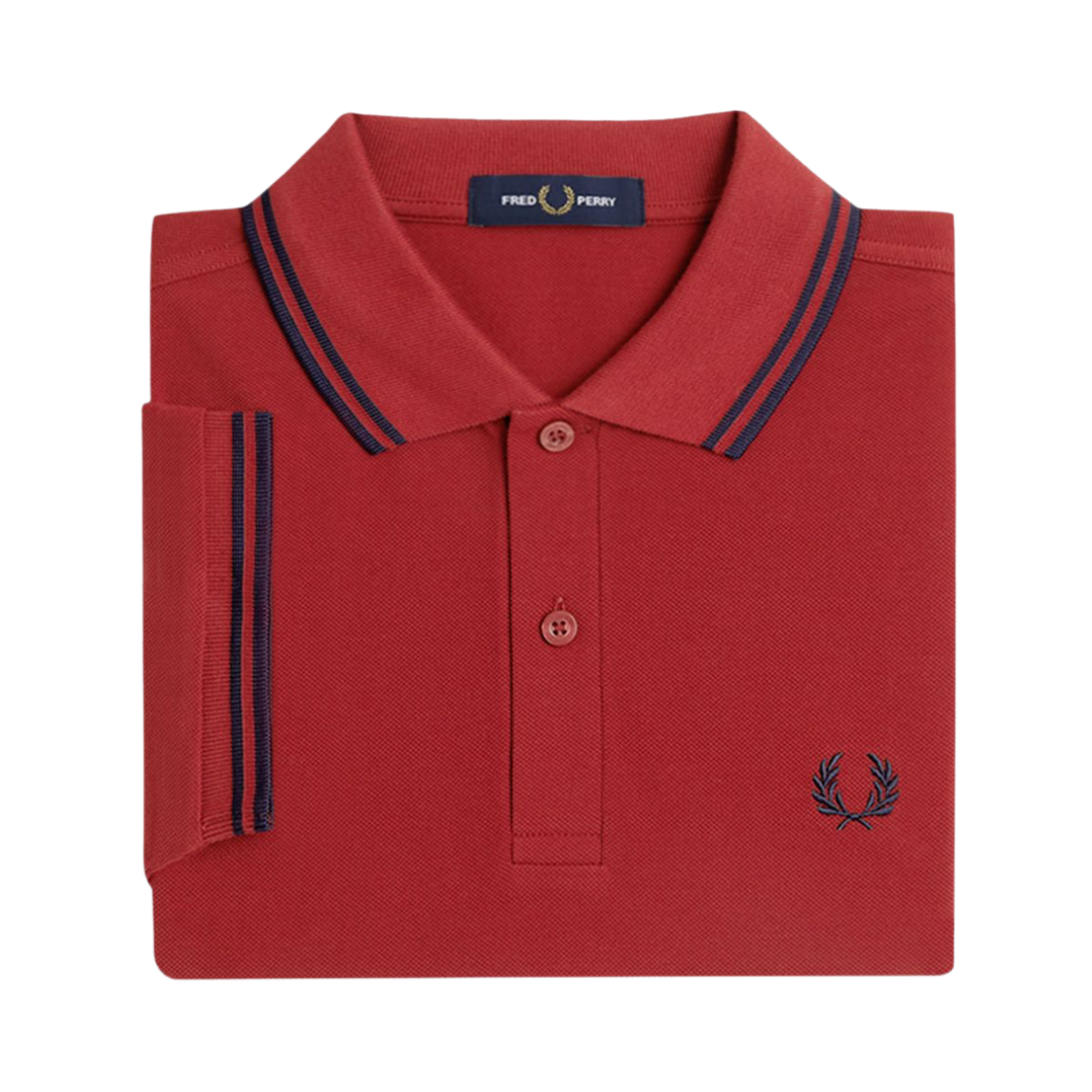 TWIN TIPPED FP SHIRT - Burtn Red/Navy