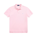 Custom Slim Fit Mesh Polo Shirt - Bath Pink