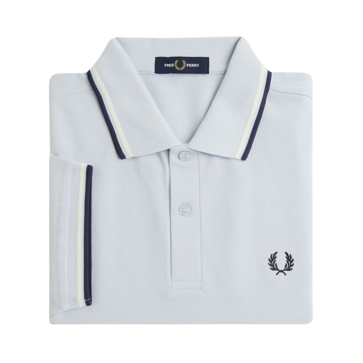 TWIN TIPPED FP SHIRT - Light Ice/Snow White/Tennis Blue