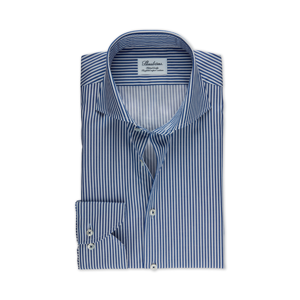 Cadet Fitted Body Shirt - Blue
