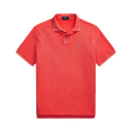 Custom Slim Fit Mesh Polo Shirt - Spring Red