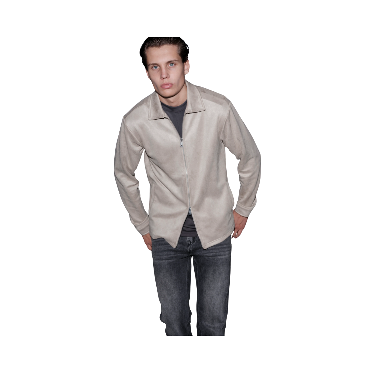 Denki Zip Jacket - Stone