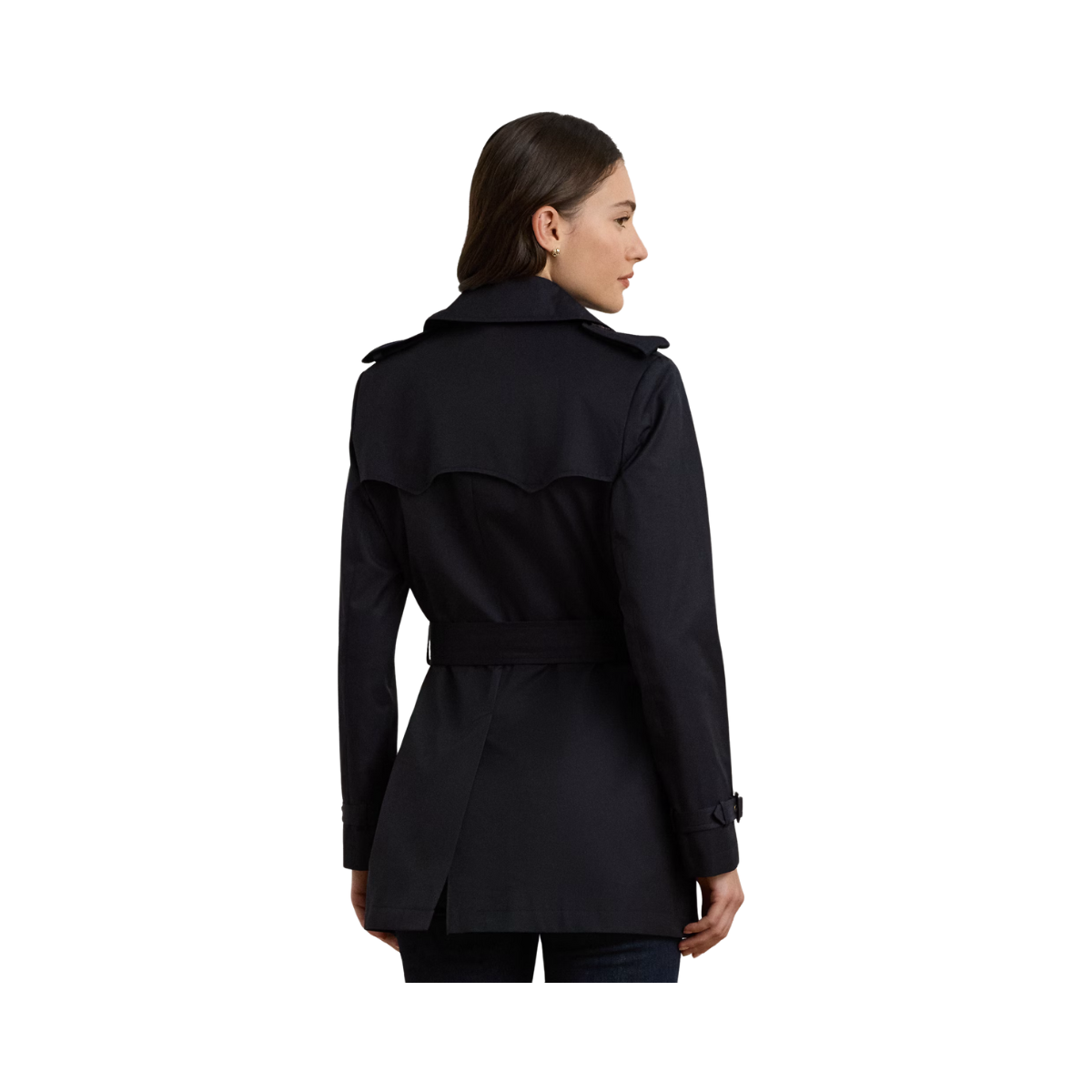 Db Belt Lined Coat - Dark Navy