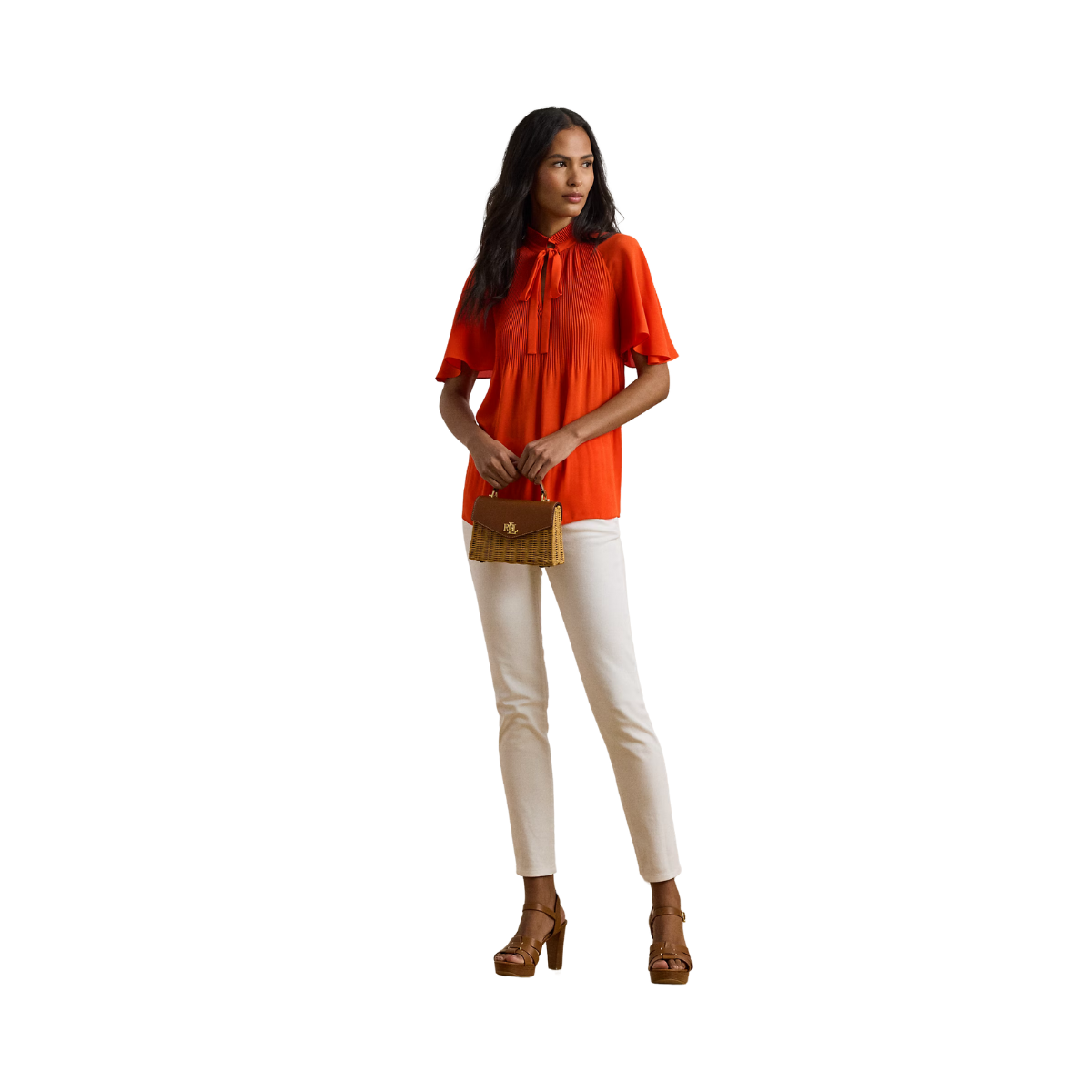 Adar Blouse - Orange Lily