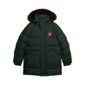 Everest Longline Baffled Parka - 1DU Deep Forest Green