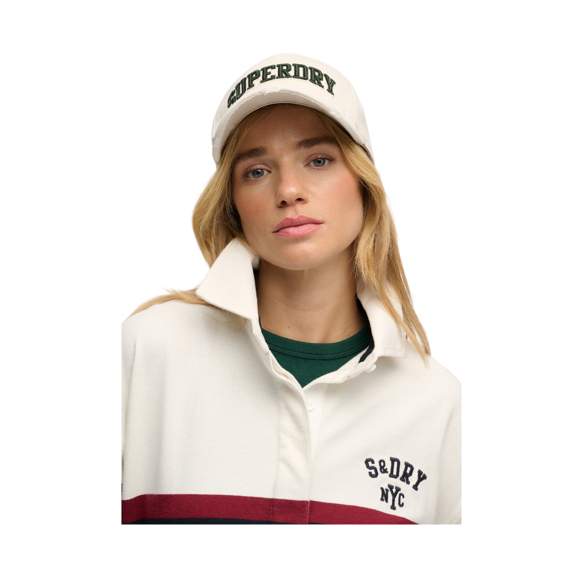 Varsity Logo Trucker Cap - Lighter Stone