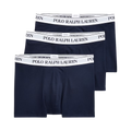 Stretch Cotton Trunk 3-Pack - Navy/White