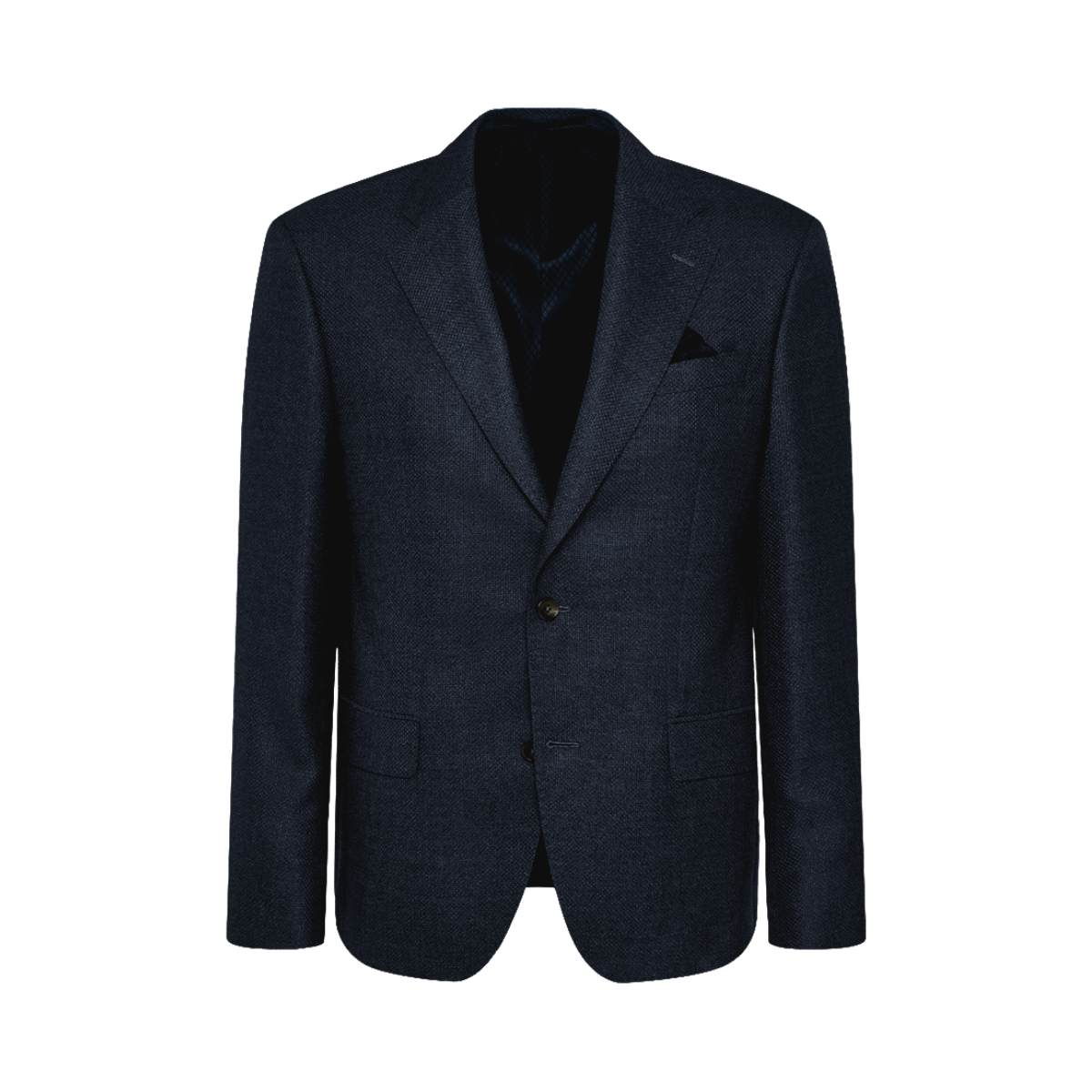 6135 Hopsack Sherman Napoli Short - Dark Navy Blue