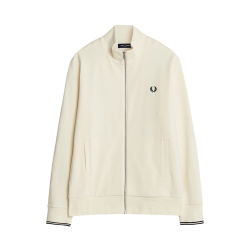 Fred Perry ZIP SWEATSHIRT - ECRU
