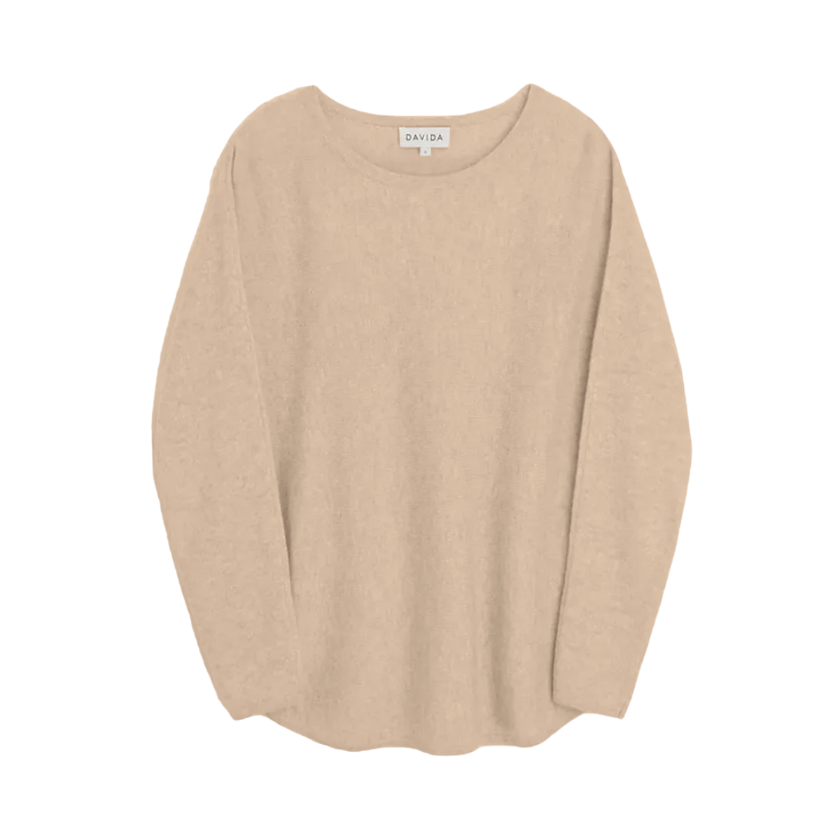 Curved Sweater - Sand