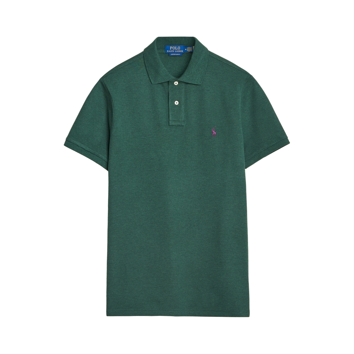 Custom Slim Fit Mesh Polo Shirt - Scotch Pine