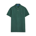Custom Slim Fit Mesh Polo Shirt - Scotch Pine