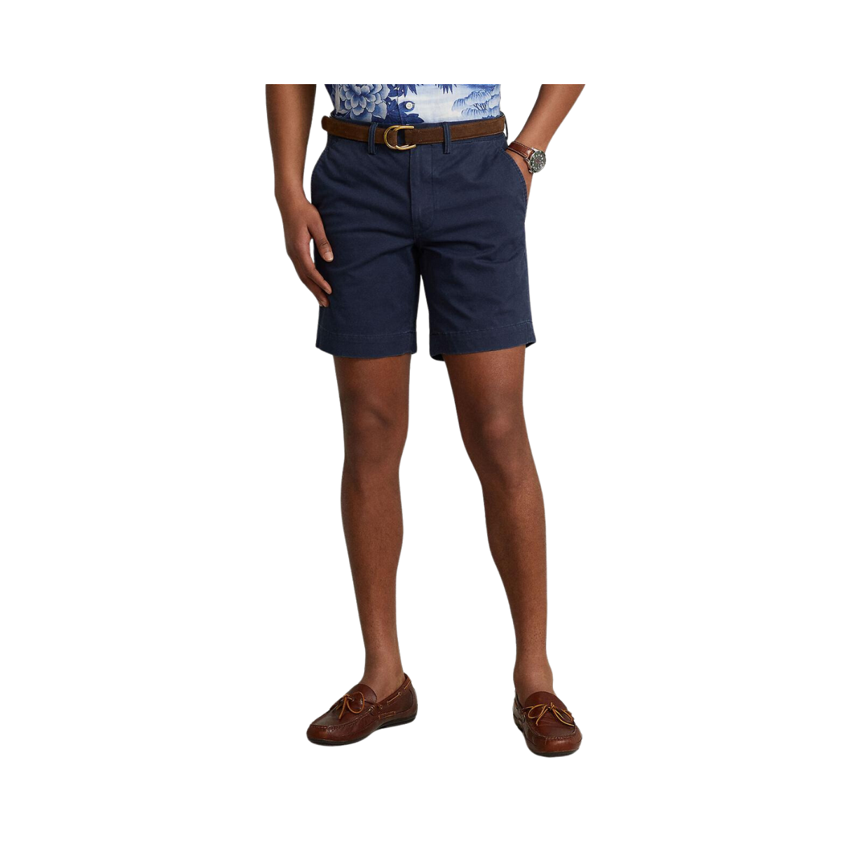 Bedford flat short - Navy