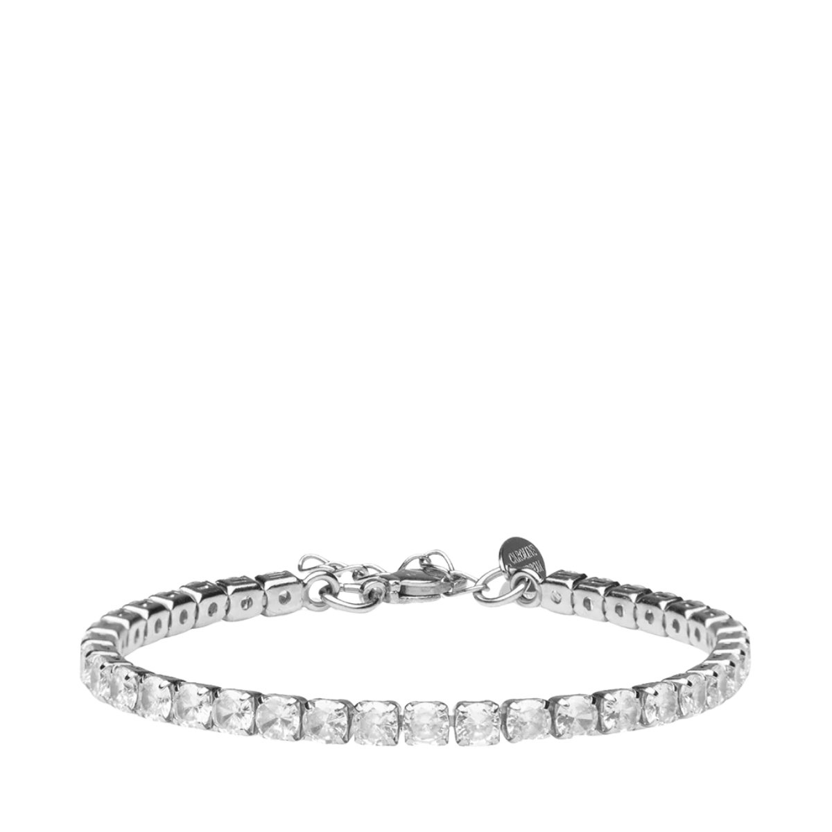 Zara Bracelet Rhodium - CRYSTAL