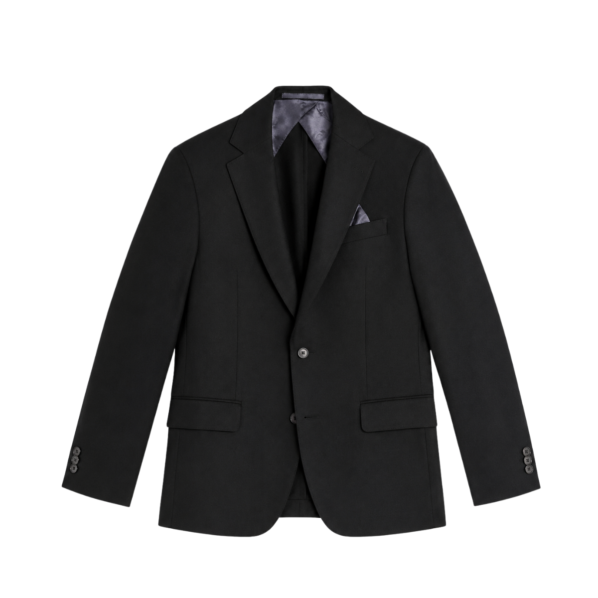6135 Hopsack Sherman Napoli - Ebony Black