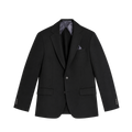 6135 Hopsack Sherman Napoli - Ebony Black