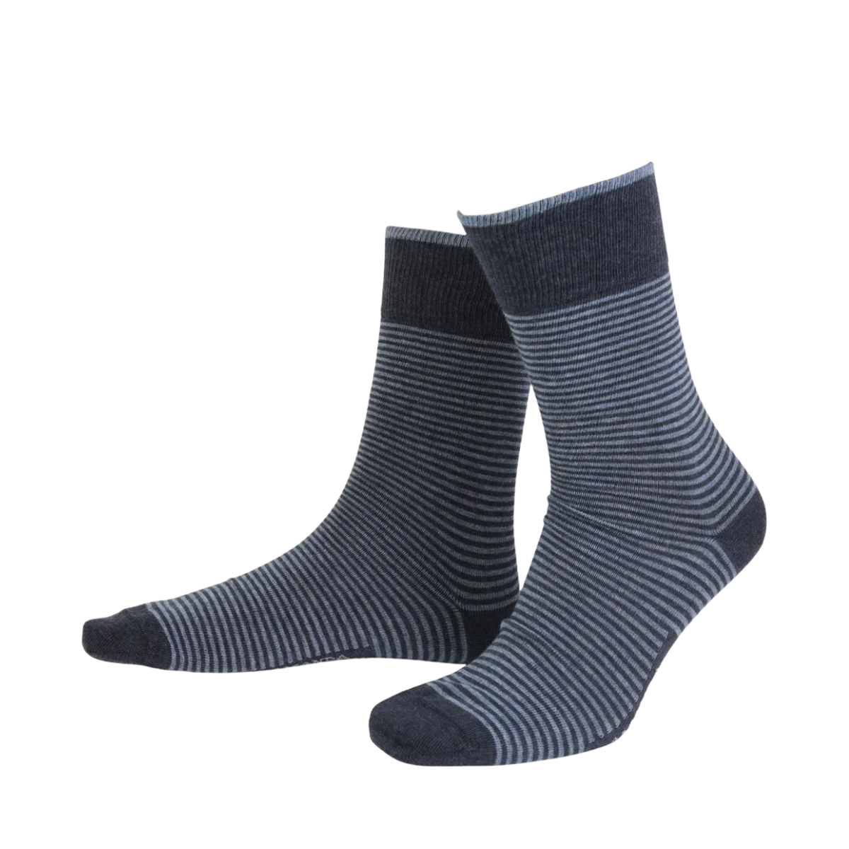 True Stripe Ankle - Navy melange