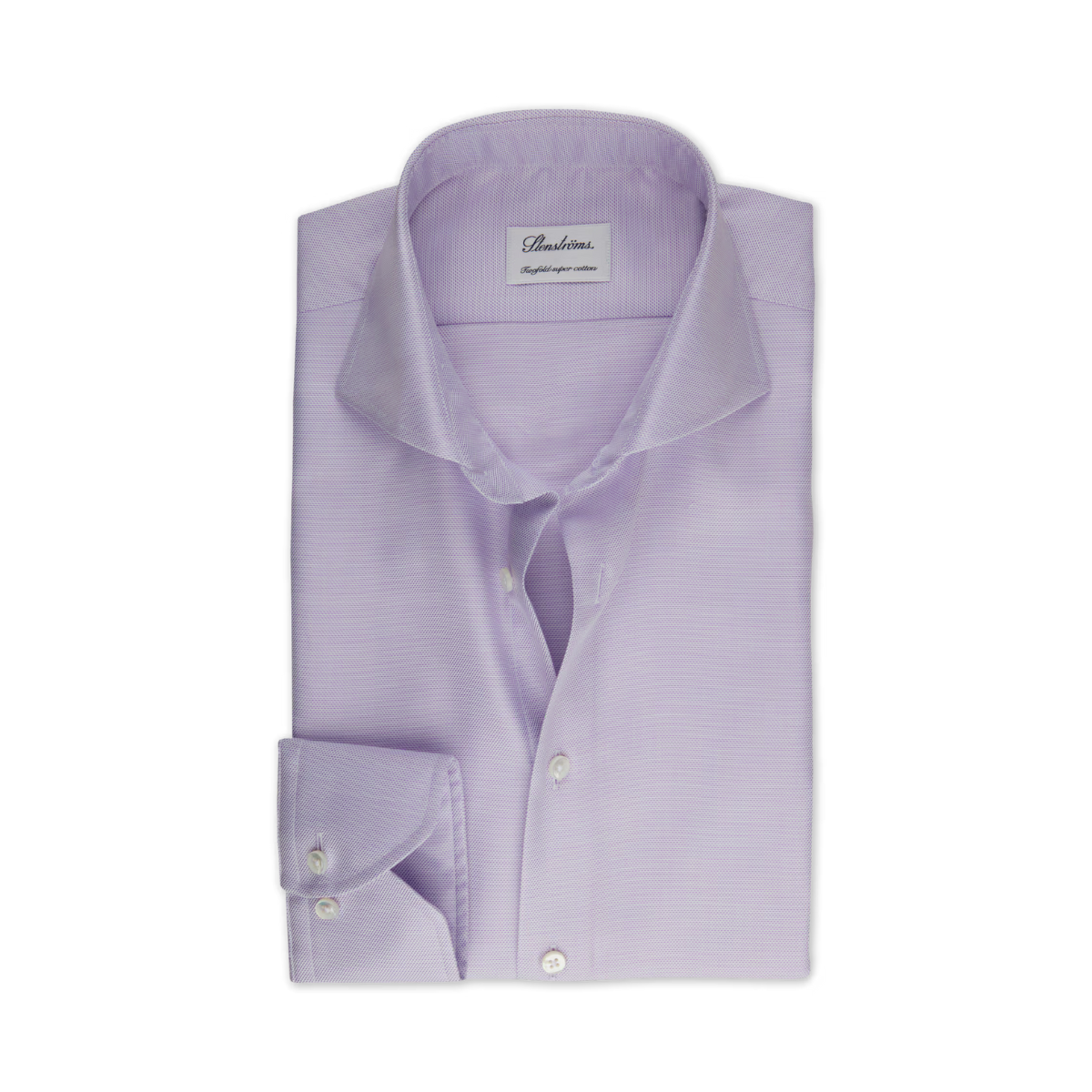 Textured Fitted Body Shirt - Light Purple