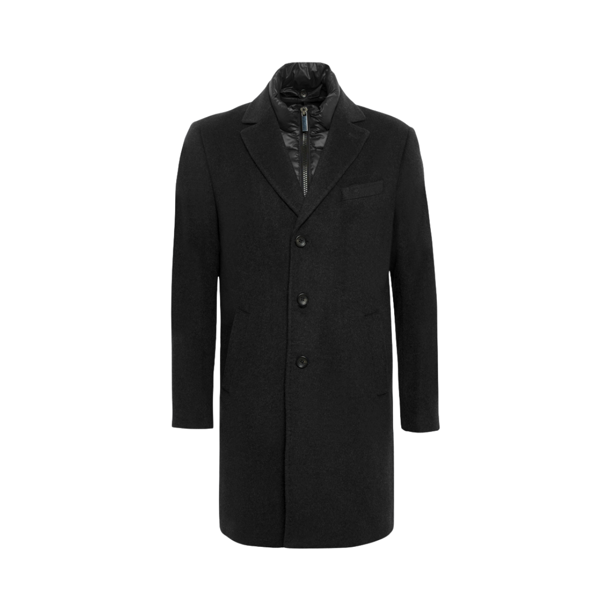 Cashmere Coat Sultan Tech - Ebony Black