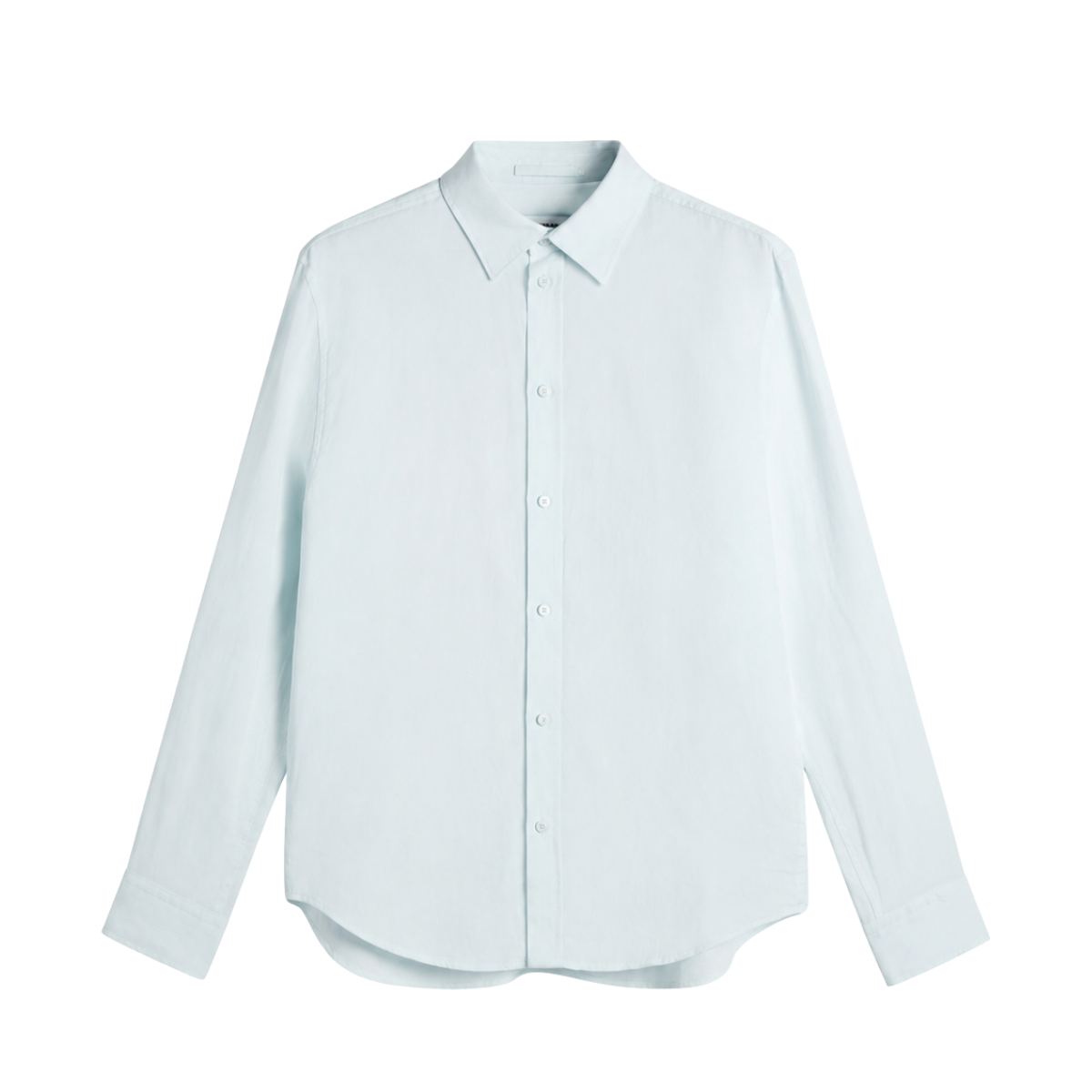 Zachary Clean Linen Shirt - Skywriting