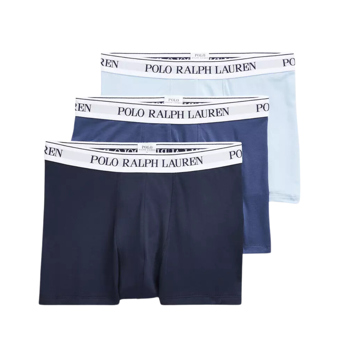 Classic Stretch-Cotton Trunk 3-Pack - Blue