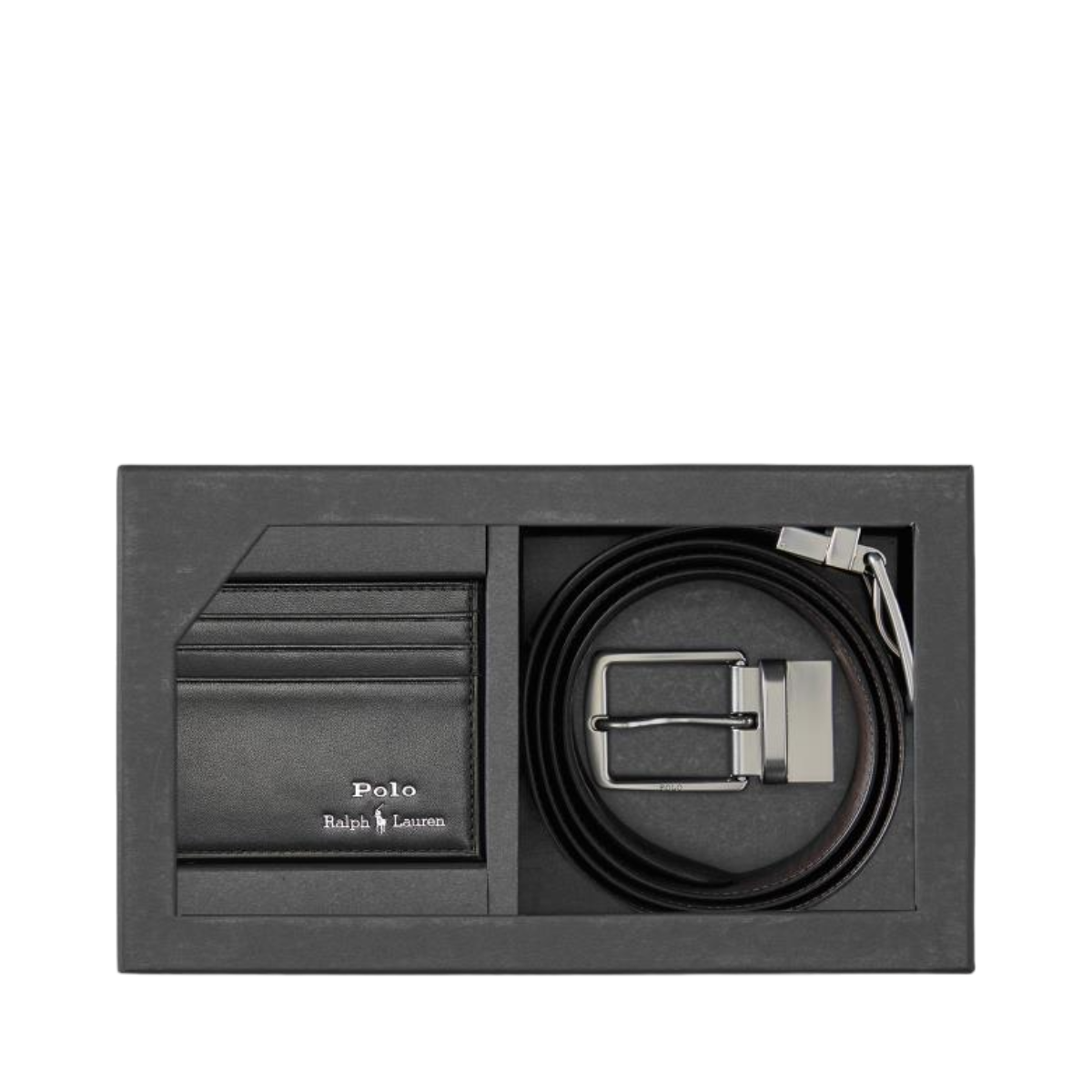 Foil Belt Gift Box Set - Black