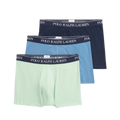 Classic Stretch-Cotton Trunk 3-Pack - Mint/Blue/Navy