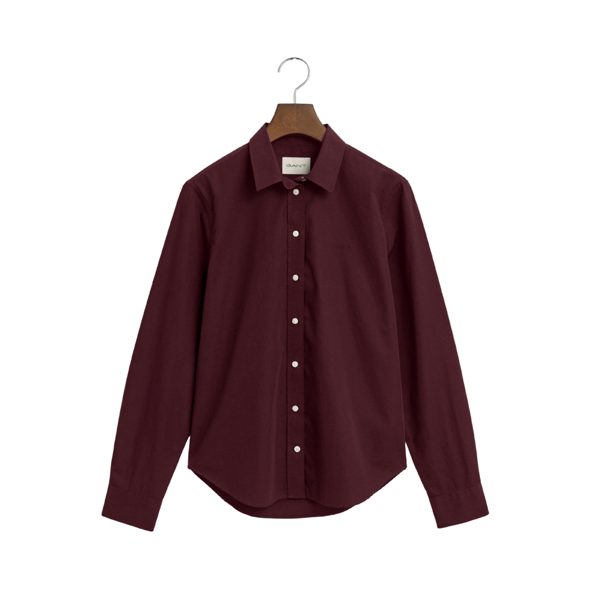 Classic Poplin Shirt - Plum Wine