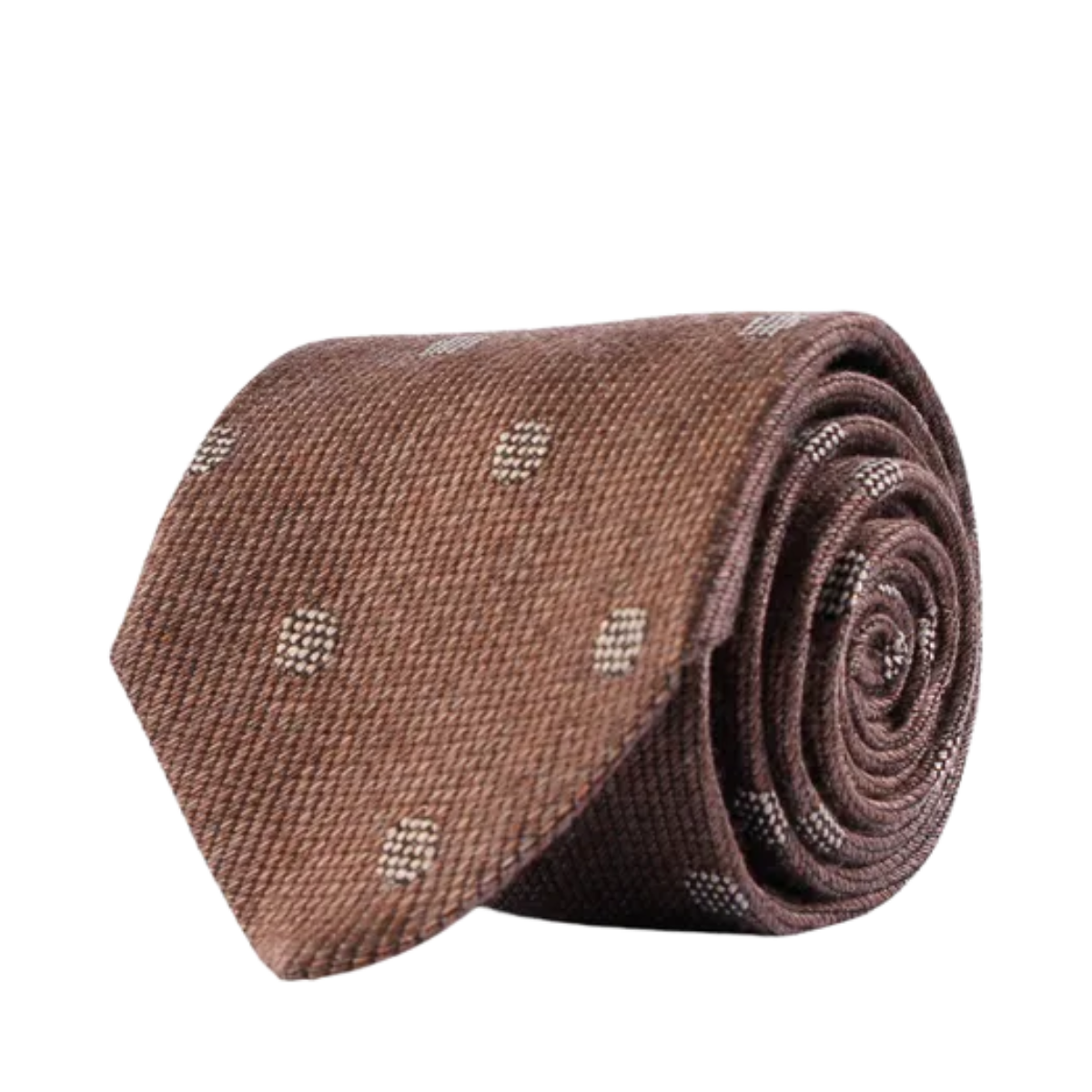 Classic Tie - Brown melange