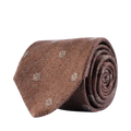 Classic Tie - Brown melange