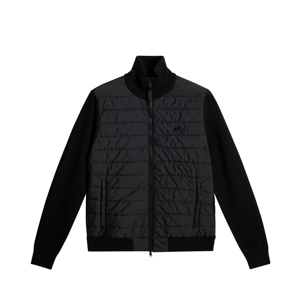 Bodie Knitted Hybrid Jacket - Black