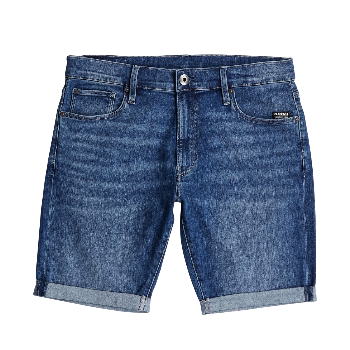 3301 Slim Short - Medium Aged
