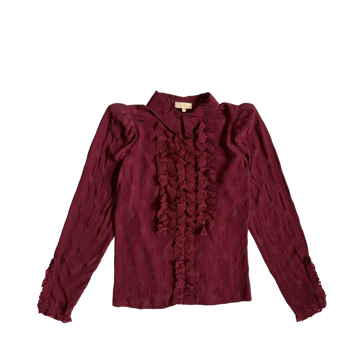 Viscose Blouse - Burgundy