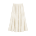 Tiered Maxi Skirt - Desert Bone Off White