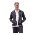 Kakoi Zip Shirt - Deep Grey