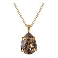 Mini Drop Necklace Gold - Greige