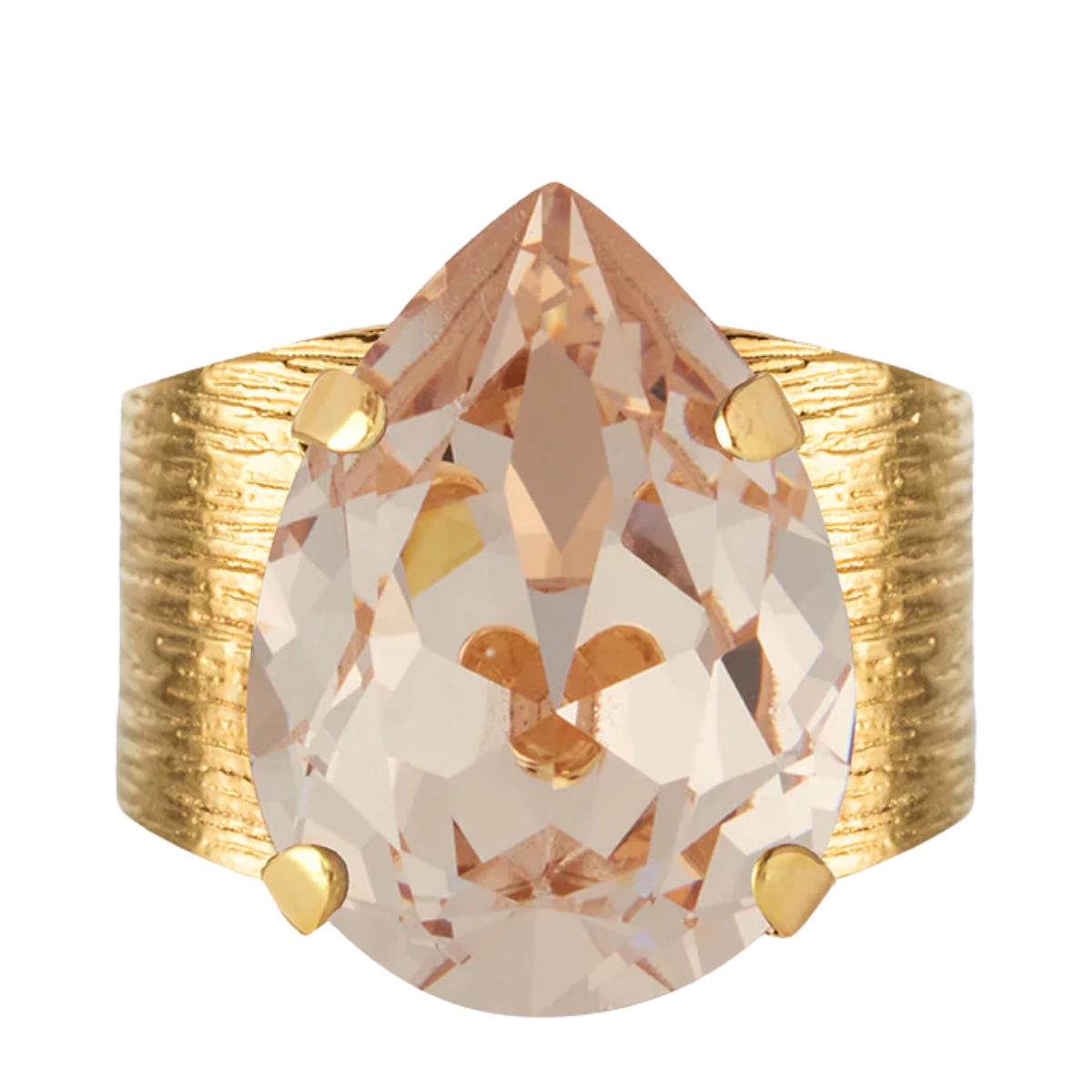 Classic Drop Ring Gold - Silk
