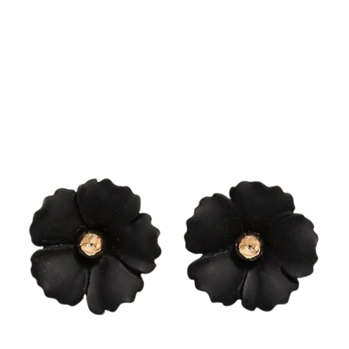 Iris flower - Matt Black