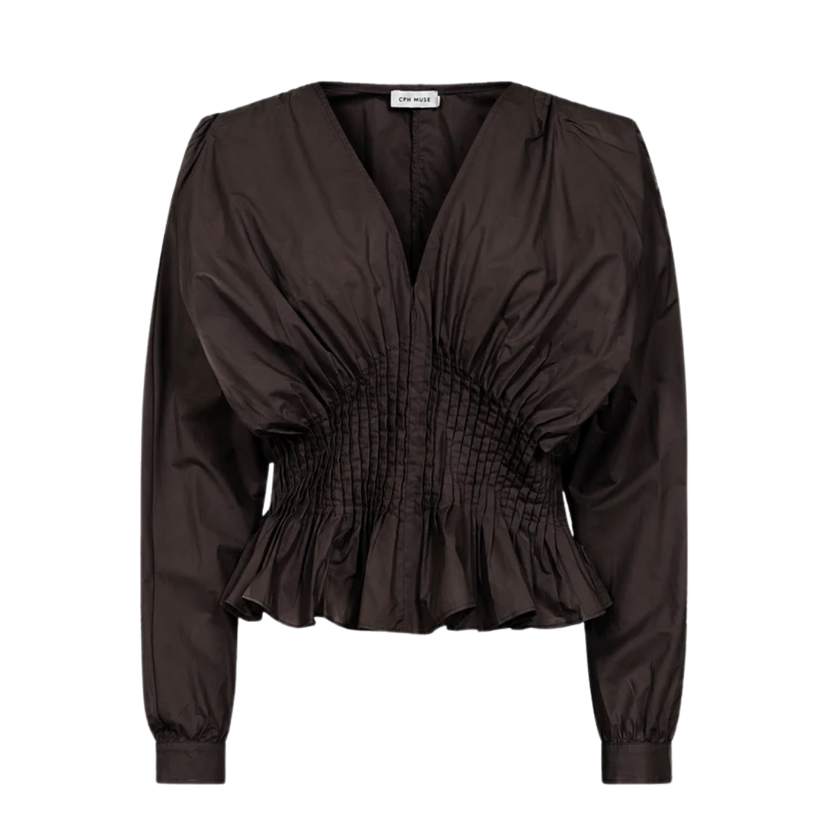 CMPoplin Blouse - Mulch