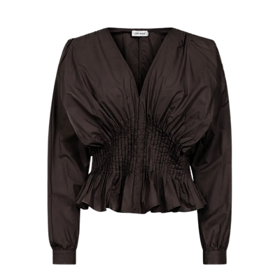 CMPoplin Blouse - Mulch