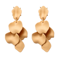 Leaf Earrings Mat - Matt Desert