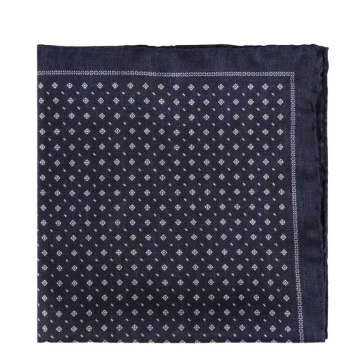 Pocket Square - 412 Navy melange