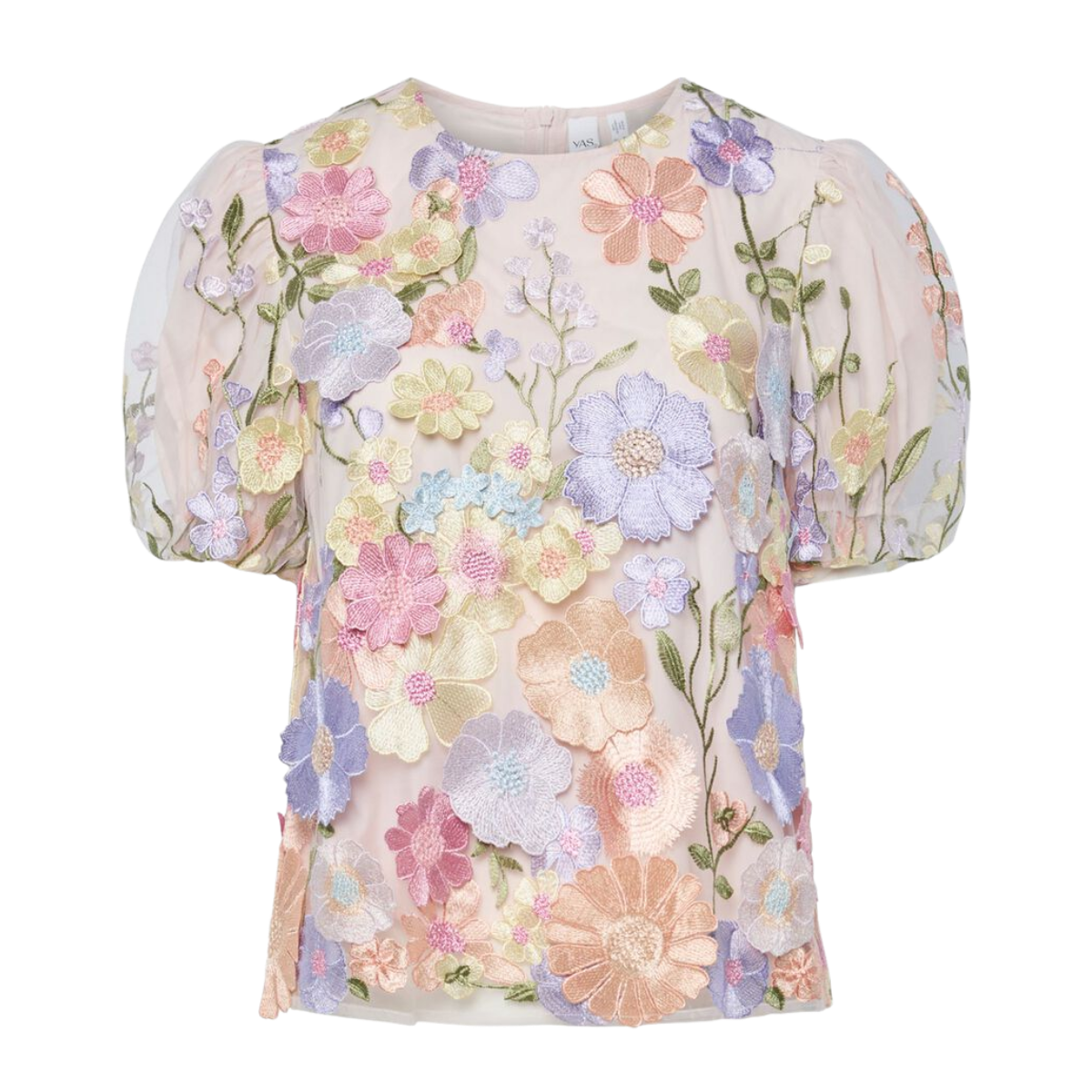 YASFlowering Short Sleeve Top - Lavendula