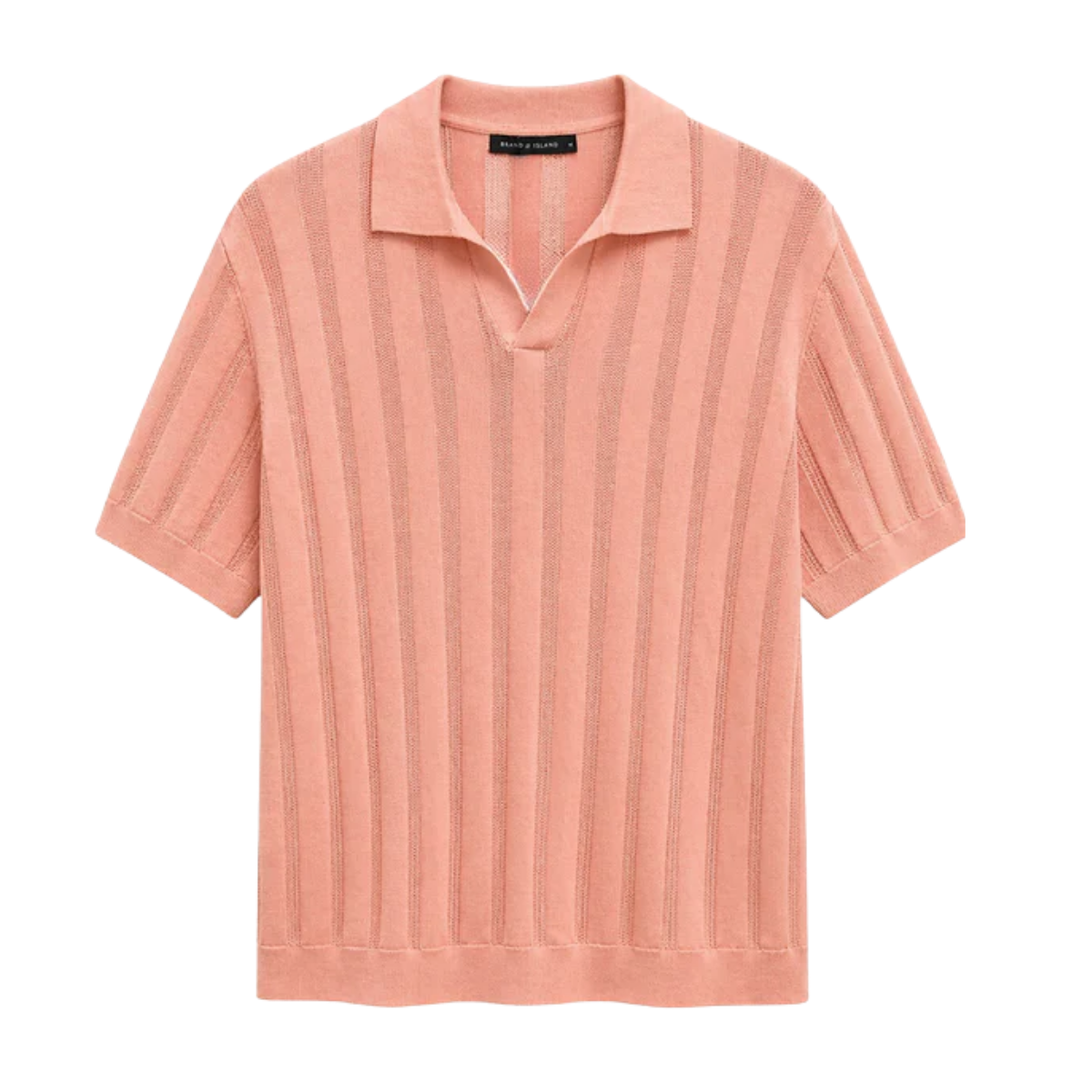 Nash Polo Knit - Pale Coral
