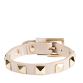 Leather Stud Bracelet - Sand