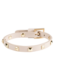 Leather Stud Bracelet Mini - Sand