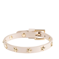 Leather Star Stud Bracelet Mini - Sand