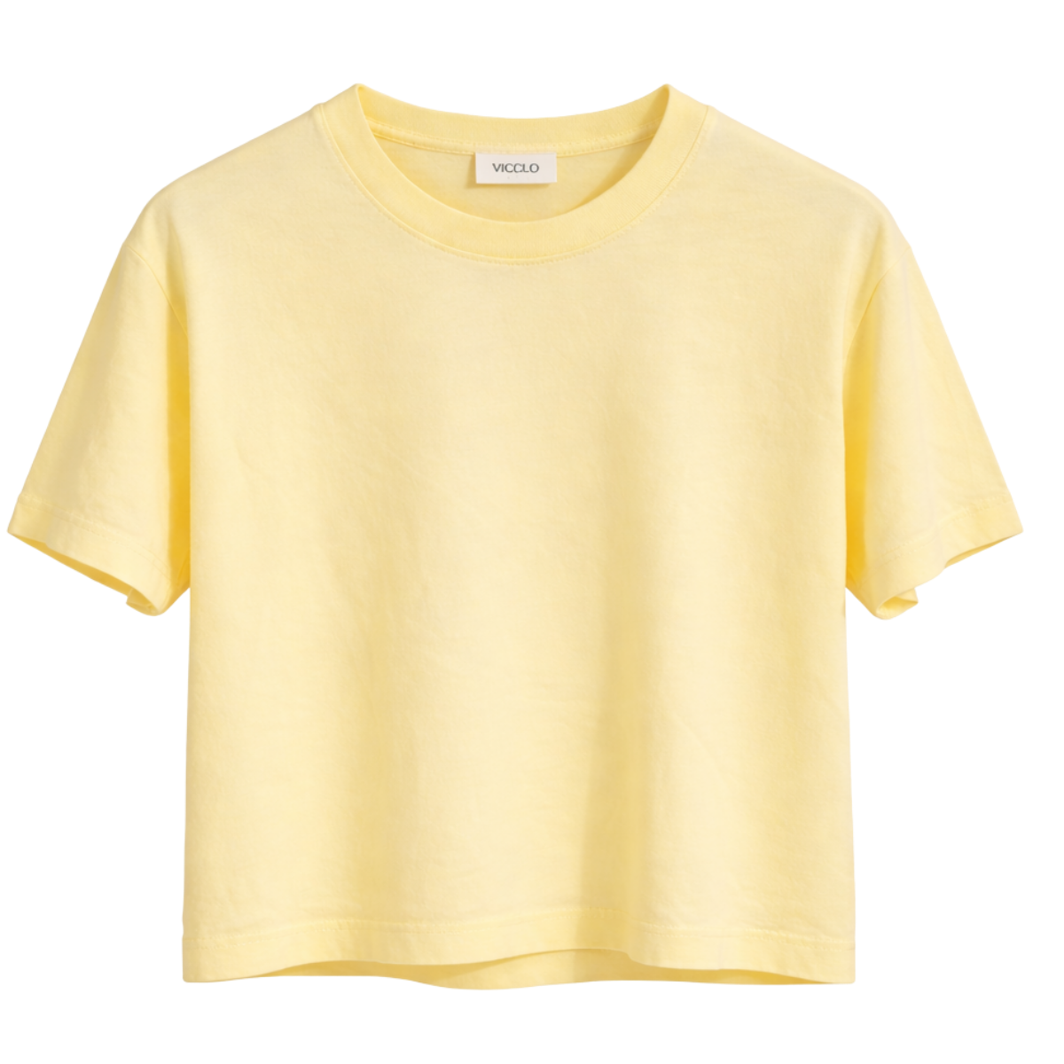 Basic Cropped T-Shirt - Abu Pulcino
